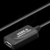 95119 Active USB 2.0 extension cable, 10.0 m black