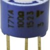 Trymer precyzyjny Vishay 75 P 50R, poziomy, 500 Ohm, 0,5 W, RM 2.54/5.08 mm, 300 V, 10