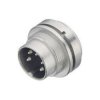 Binder 09-0173-00-08 Male 8 Pin Panel Mount Screw with Solder Terminal