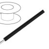 Przewód HookUp Wire d: 28AWG drut Cu PTFE czarny 250V 30,5m 2842/1 BK005