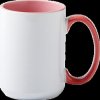 2009397 Mug, blank, ceramic, 425 ml, miami
