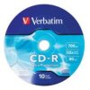 CD-R VERBATIM 700MB 52X SP10