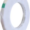 Electronics adhesive tape, 12 x 0.114 mm, polyester, white, 66 m, 51595-12MM