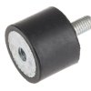 Podstawka antywibracyjna M5 średnica 20mm wysokość całkowita 15mm Cylinder męski-żeński