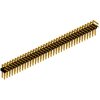 Pin header, 72 pole, pitch 2.54 mm, angled, black, SLL P4 069 72 G