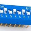 DIPSWITCH 8x BLUE
