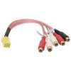 Złącze MINI-ISO żółty - 5gn.RCA (line out + woofer)