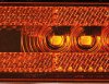 0100-1052 Trailer - outline light fixture, LED, rectangular, yellow
