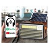 Radio FM LX521BTG LIWA Retro Z panelem solarnym, BT/USB/FM/AM/SW Szar