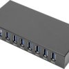 Digitus DA-70258-1 USB-Hub 7 Portów USB-A USB 3.0 5 GBit/s do zastosowań przemysłowych, metalowa obudowa, z diodą LED st
