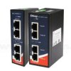 INJ-102GT++, Injector przemysłowy Gigabit, 2x10/1000 RJ-45 PoE + 2x10/1000 RJ-45