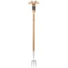 Draper 99031 Heritage Stainless Steel Fork With Ash Long Handle