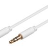 Kabel Łączący Jack 3,5 Mm, Pozłacany - Długość Kabla 1 M