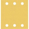 Bosch 2608901657 Orbit Sandpaper 120Grit 107x115mm with Hook and Loop 50 Pack