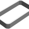 Enclosure ring, TPU, (L x W x H) 90 x 46 x 13 mm, light gray, RWK-3.5