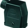 Grommet housing, size Han-Compact, PC, PG16, angled, longitudinal bow locking, IP65, 09120080527