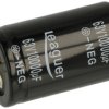 Kondensator; SNAP-IN; elektrolityczny; 10000uF; 63V; LHS; LHS1J103M3050; 20%; fi 30x50mm; 10mm; przewlekany (THT); luzem; -40...