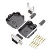 Encitech 6355-0078-01 D-Sub Pin Strip set 9 Pins Crimp 180° 1pc