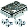 Surface mount housing, size Han-Yellock 30, zinc die casting, IP65/IP67, 11123000302