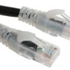 Kabel kategorii 6, Czarny, Wtyk RJ45/męski RJ45dł.: 3m, mat. koszulki: LSZH