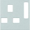Element centralny do gniazda brytyjskiego alu mat B.Kwadrat/S.1/B.7 3313071404