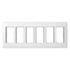Simon Connect Ramka Simon500 sześciokrontna z uchwytami 10xK45 czysta biel 51010106-030
