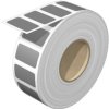 Polyester device marker, (L x W) 27 x 15 mm, gray, roll with 450 pcs, 2005660000