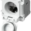 Modular adapter, RJ45 socket to RJ45 socket, angled, Cat 6, 8829450000