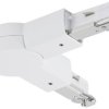 Złącze URail przegubowe 159x36mm maks. 1000W biały