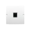 SIMON BASIC Gniazdo pojedyncze telefoniczne (Moduł) RJ11 białe BMTU.01/11 KONTAKT SIMON