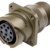 Złącze 10-pinowe Żeński Amphenol Limited Żeński Montaż ścienny MIL-DTL-5015 rozmiar 18