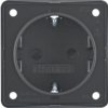 Integro Flow Gniazdo schuko z podwyższoną ochroną styków antracyt 947792505 HAGER