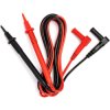 Test lead kit with (2 x 4 mm plug, angled) to (2 x test probe, straight), 1 m, red/black, CAT III, CAT IV, PAN PK1