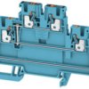Multi level terminal block, push-in connection, 0.5-2.5 mm², 24 A, 8 kV, orange, 2428850000