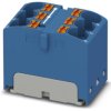 Distribution block, push-in connection, 0.2-6.0 mm², 6 pole, 32 A, 6 kV, blue, 3273792