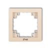DECO Ramka pośrednia do wyłączników IP44 beżowy 1DRPH KARLIK