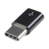 Raspberry Pi Micro USB to USB-C Adapter - Black