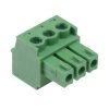 3-Way 3.81mm Right Angle Pluggable Terminal Block 8A 300V