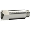 Extension piece, L 22 mm, 25 bar, brass, nickel-plated, for air, water, oil, steam, 111529
