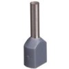 Końcówka Tulejkowa Izolowana Tid 2X0,75Mm2/8Mm Szara Cynowana Tid2x0,75L8x500...