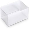 Compartment insert, without drawers, transparent, (W x D) 55 x 79 mm, EINSATZ 55 A8-1