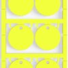 PA device marker, (L x W) 30 x 30 mm, yellow, 60 pcs, 1266130000