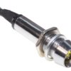 Metalowa kontrolka LED XD8 24V żółta + przewody