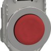 Pushbutton, unlabeled, unlit, groping, 1 Form B (N/C), waistband round, red, front ring metal, mounting Ø 30.5 mm, XB4FL42