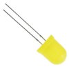 Yellow 10mm LED Diffused 100mcd 50°