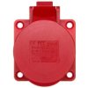 Gniazdo Tablicowe 16A 5P 400V /70X70/ Czerwone Ip44 315-6