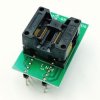Adapter SSOP24 / TSSOP24 (R=0,65mm / W=250mils) -->DIL24 (R=2,54mm / W=300mils) Open Top ZIF