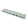 Patch panel ROLINE Cat.6 (Class E) 19, 24 porty, ekranowany, szary