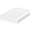 Bopla BOV 1209 OT A-9003 (48142203) - biała aluminiowa pokrywa BoVersa (125 x 88 x 19 mm)
