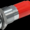 19220350 LED signal light, flashing red, 24 VDC, Ø14 mm, 100 mcd